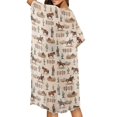 thumbnail image 4 of Xoenoiee Horse Cactus Fence Print Women's Swimsuit Cover Up Lightweight Summer Kimono Cardigans 2026 Short Sleeve Coverups Spring Boho Beach Vacation Clothes, 4 of 7