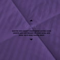 thumbnail image 5 of 1 Piece Striped Diamond Pattern Comforter Super Soft 800 Thread Counts, All Season, 100% Egyptian Cotton, Full/Queen Size Purple Color, 5 of 7