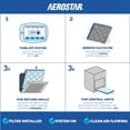 thumbnail image 2 of 20x25x4 MERV 8 Air Filter, 2 Count, ACTUAL SIZE (19.50 x 24.50 x 3.75) HVAC, Furnace Filter for Allergies, Dust, Pet Dander & Smoke (MPR 1500 / FPR 10) Fits Lennox & Devices, 2 of 2