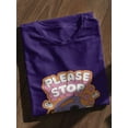 thumbnail image 3 of Please Stop Calling Me T-Shirt Women -Smartprints Designs, Female Medium, 3 of 4