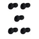 thumbnail image 3 of Herramienta de rollo Minnieouse para niñas anillo para El cabello reutilizable absorbente elegante 5Conjunto Negro, 3 of 6