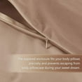 thumbnail image 3 of Pregnancy Pillow Cover, Nursery Soft Velvet Body Pillowcase, King Size Zippered Long Pillowcase Cover for Kids/Toddler, Blush Beige, 20 x 54 inches, 1 Pc, 3 of 6