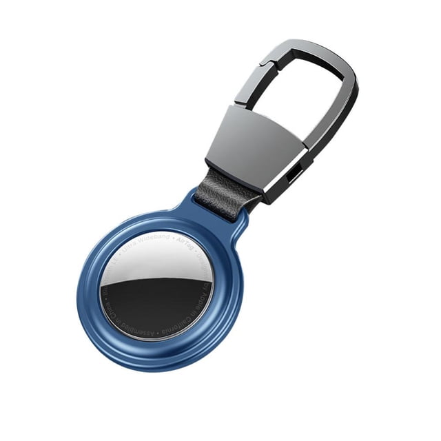 Étui de Protection pour AirTag pour Porte-Clés AirTag Magnétique en Métal - Coque de Protection Anti-Chute Incluse