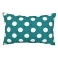 thumbnail image 1 of Fotbe Teal And White Polka Dot Funda de Almohada Decorativa Estilo Occidental, Lujo en Algodón, Fundas para Almohadas King, Cojín Estampado para Decoración del Hogar-20"x30", 1 of 6