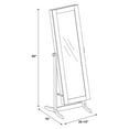 thumbnail image 5 of Sliding Jewelry Armoire with Mirror, Cherry, 5 of 7