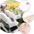 thumbnail image 2 of YISITIAN 3-Pair Toddler Girls' Frilly Ruffle Floral Socks - Winter Daily Dress Matching Ankle Socks AZ1014-0698, 2 of 5