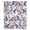 Purple, variant on Navy Blue Roses Sheer Curtains 84 Inches Long, Spring Floral Elegant Pastoral Botanical Light Filering Curtains, Breathable Simi Curtain Privacy Drapes for Living Room Bedroom Window Treatment