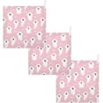 thumbnail image 6 of Coolnut 3 PCS Pink Cute Halloween Ghost Baby Muslin Washcloths, Cartoon Face Towel Burp Cloths Ultra Soft Absorbent Cotton Bath Wipes Towels for Newborn Boys Girls, 6 of 6