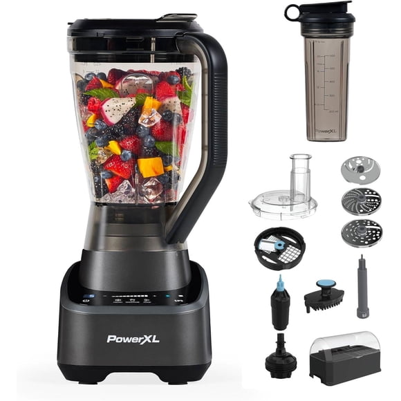 Power XL licuadora y procesador de alimentos SENSIMAX BL7019-2MPLA, Tecnologia sensitiva que se adap