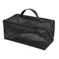 thumbnail image 1 of Bolsa de Maquillaje de Malla Unique Bargains Grande Nylon Negro, 1 of 7