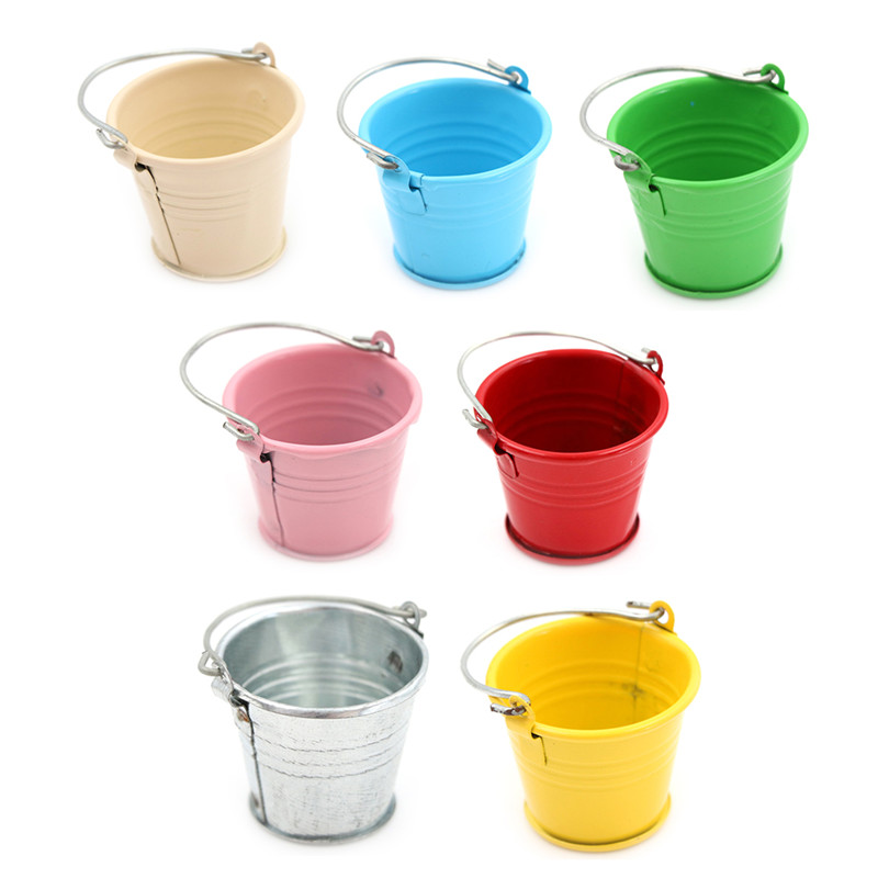 MageCrux Mini Cute Bucket Colored Wedding Party Favor Keg Box Gift Pail