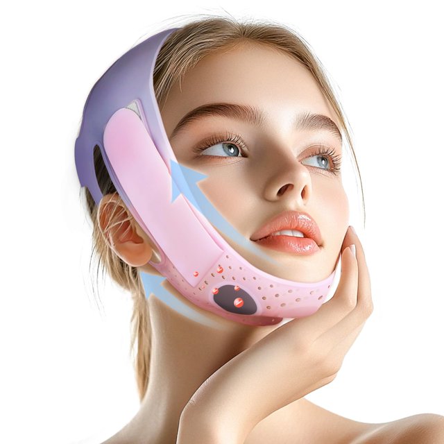 Máscara de estiramiento facial V-Line ONLUKY, correa de soporte reductora de mentón