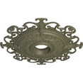 thumbnail image 3 of 38 3/8"OD x 6 5/8"ID x 2 7/8"P Orleans Ceiling Medallion (Fits Canopies up to 8 1/4"), Hand-Painted Spartan Stone, 3 of 6