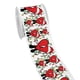 thumbnail image 1 of Cinta de raso de grosgrain estampada con diseño de Bad Bunny de dibujos animados con tema navideño para envolver regalos lazo para el pelo 50 yardas, 1 of 4
