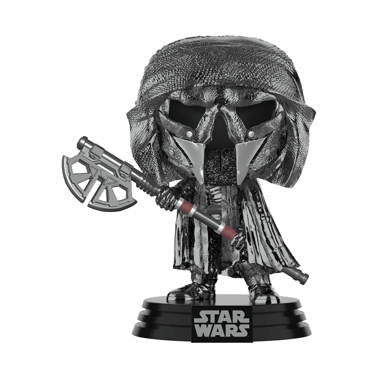 Axe Hematite Chrome Knight of Ren Funko Pop Movies: Star Wars: The Rise of Skywalker Vinyl Figure for sale online 