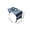 Blue, variant on Pet Grooming Hammock With Stand, Foldable Design,Joint Protection For Dogs,Anti-Scratch And Anti-Bite Restraint Tool For Small & Medium Pets,For Nail Trimming, Bathing & Grooming Home And Salon Daily