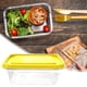 thumbnail image 2 of Mini recipiente rectangular de plástico sellado para alimentos, pequeño, para mantener frescos los alimentos, comedor, guardería, 2 of 2
