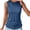 Navy, variant on High Neck Tank Tops for Women Undershirt Ribbed Sleeveless Basic Summer Tank Tops for Women Summer Going Out Undershirt Outfits Black M