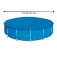 thumbnail image 2 of Round Pool Cover, Inflatable Pool Cover, Pool Cover, Dust And Rain Proof Family Pool Cover(11 ft), 2 of 3