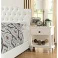 thumbnail image 2 of Classic Style White Bedside Table / Provides Bedroom Convenience, 2 of 5