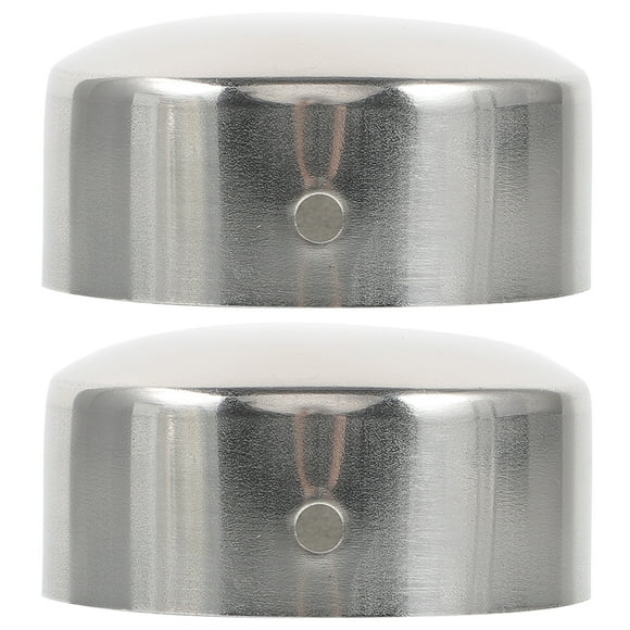 2Set Glass Railing Top Cap from Stainless Steel Material Suitable for DIY Enthusiasts