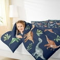 thumbnail image 4 of Castle Fairy Cute Dinosaur Queen Comforter Set,Cartoon Wildlife Dino Bedding Comforter Set, 4 of 8