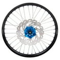 thumbnail image 6 of Tusk Impact Complete Front/Rear Wheel Package 1.60 X 21 / 2.15 X 19 Black Rim/Silver Spoke/Blue Hub for Ktm 450 Mxc 4-Stroke 2003-2005, 6 of 7