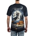 thumbnail image 5 of Happy Halloween Boston Terrier Witch Pumpkins Bats All Over Print 3D Shirt Unisex Merch Gentleman Dog Lover Gifts - 13012, 5 of 6