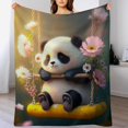 thumbnail image 1 of Soft Blanket Soft Microfiber Blanket Cosy Fluffy Fuzzy Travel Blanket Nap, 1 of 8