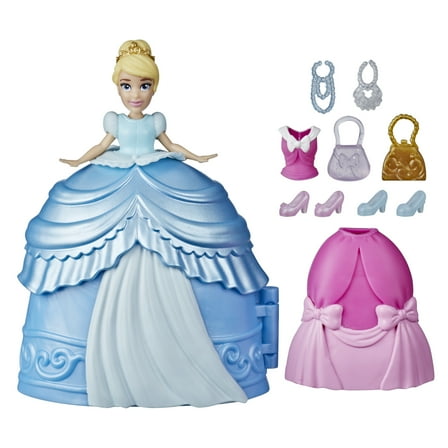 Disney Princess Secret Styles Fashion Surprise Cinderella Doll Playset, 10 Pieces Included