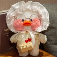 thumbnail image 3 of Muñeco de pato bonito de 30cm, juguetes de peluche de animales suaves con accesorios, regalos Kawaii Tmvgtek Oficina Multiescena Multifunción, 3 of 6