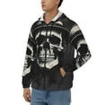 thumbnail image 3 of Honeii Magician Hat Skull Print Hoodies for Men, Pullover & Full Zip, Breathable Zip up Hoodie, Sweatshirt-3X-Large, 3 of 5