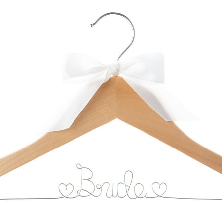 Bride Wedding Dress Hanger Natural Wood Wooden And Wire Hangers