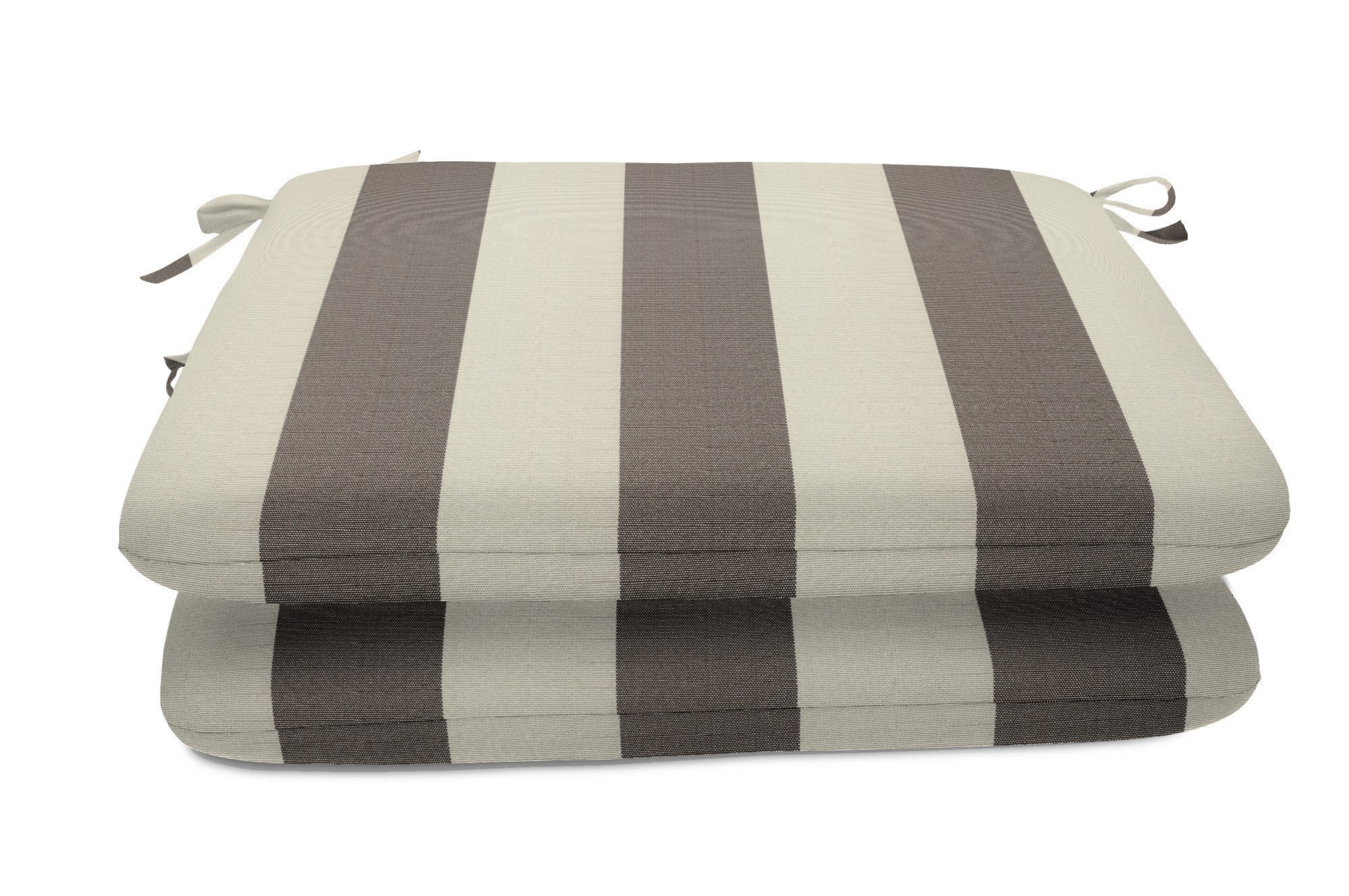 Sunbrella 18" x 18" Seat Pad 2 Pack Maxim Cocoa