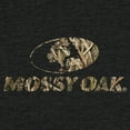 thumbnail image 2 of Junior's Mossy Oak Grass Blades Filled Logo  Festival Muscle Graphic Tee Charcoal X Small, 2 of 4