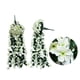 thumbnail image 1 of Artificial Violet Rattan Hanging Orchid Basket | Silk Simulation Flower Vine | Lifelike Wall Décor for Living Room Balcony Home | 90 cm Long | 2-5 cm Flowers | 1 Piece, 1 of 6