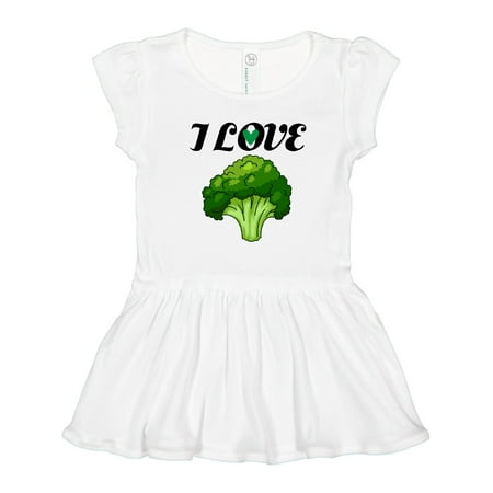 

Inktastic I Love Broccoli Gift Toddler Girl Dress