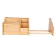 thumbnail image 3 of Caja De Almacenamiento, Estante De Madera Con Soporte Estacionario, Caja De Pañuelos, Estante De Libros Extensible Para Oficina En Casa, 3 of 7
