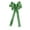 B, variant on St. Patrick's Day Oversized Bow for Front Door - Giant Green Ribbon Decor with Gold Clover & Shamrock Accents, Porch or Wall Holiday Statement Piece