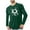 Army Green, variant on Valentine Tops For Men Crewneck Long Sleeve Heart Graphic Print Pullover Casual Comfy Fitness Home wear (XXL, Blue-C)