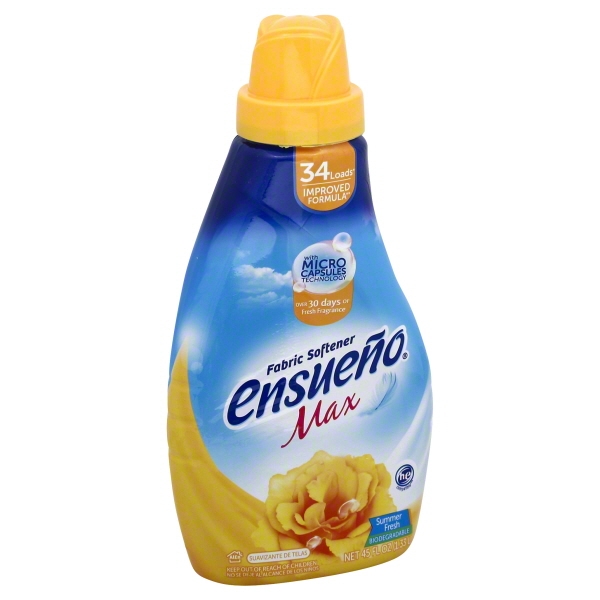 ENSUENO MAX Summer Fresh Fabric Softener, 45 oz