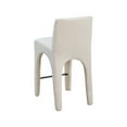 thumbnail image 6 of Meridian Furniture Gramercy Beige Linen Textured Fabric Stool, 6 of 9