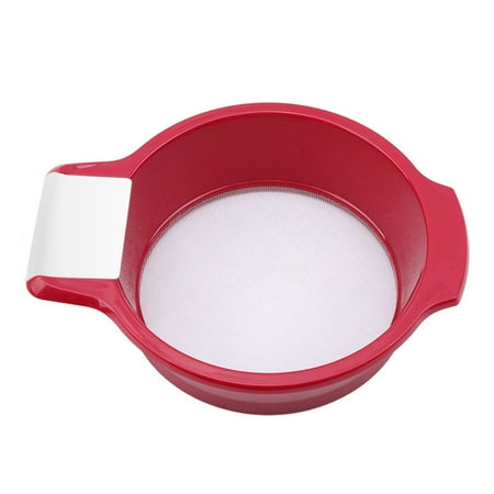 

VEAREAR Sieve Stainless Steel Fine Mesh Flour Sugar Sifter Sieve with Scraper Kitchen Tool