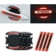 thumbnail image 1 of Adhesivo reflectante 3D para coche, manija de puerta, cuenco de puerta, protectores de protección, pegatinas de ajuste, advertencia reflectante universal, protector de arañazos anticolisión (8 piezas JAMW Sencillez, 1 of 5