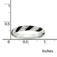 thumbnail image 4 of Stackable Expressions Sterling Silver Black Enameled Ring, 4 of 8