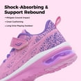 thumbnail image 2 of JOYFON Kids Running Shoes for Boys Girls Children Tennis Sports Athletic School Walking Sneakers Pink Big Kids Size 6, 2 of 5