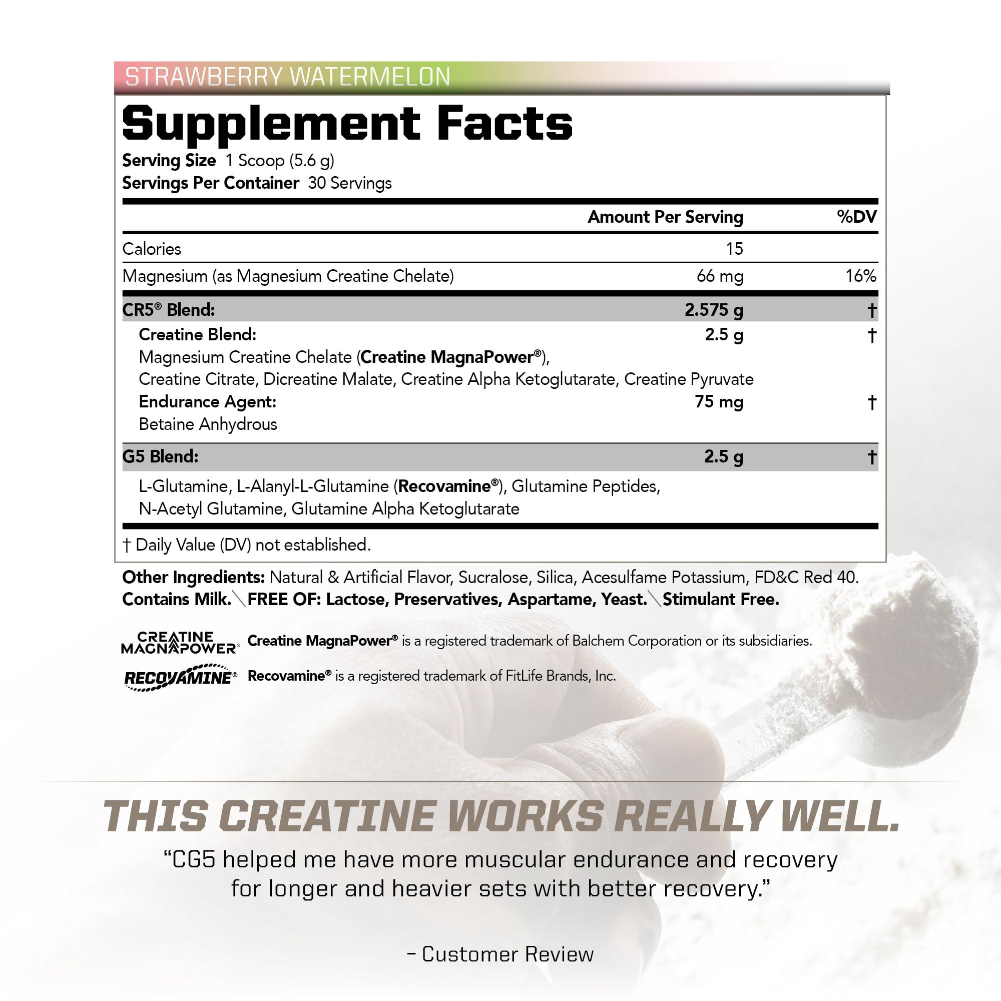 PMD Strawberry Watermelon Creatine + Glutamine 5.9 oz