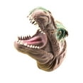 thumbnail image 3 of MasteelfCA 1PC Dinosaur Hand Puppet Model Toy Tyrannosaurus Head Hand Puppet Funny Cosplay Dinosaur Hand Puppet Toy Realistic Hand Puppet Toy for Kids Adults Playing Brown, 3 of 7