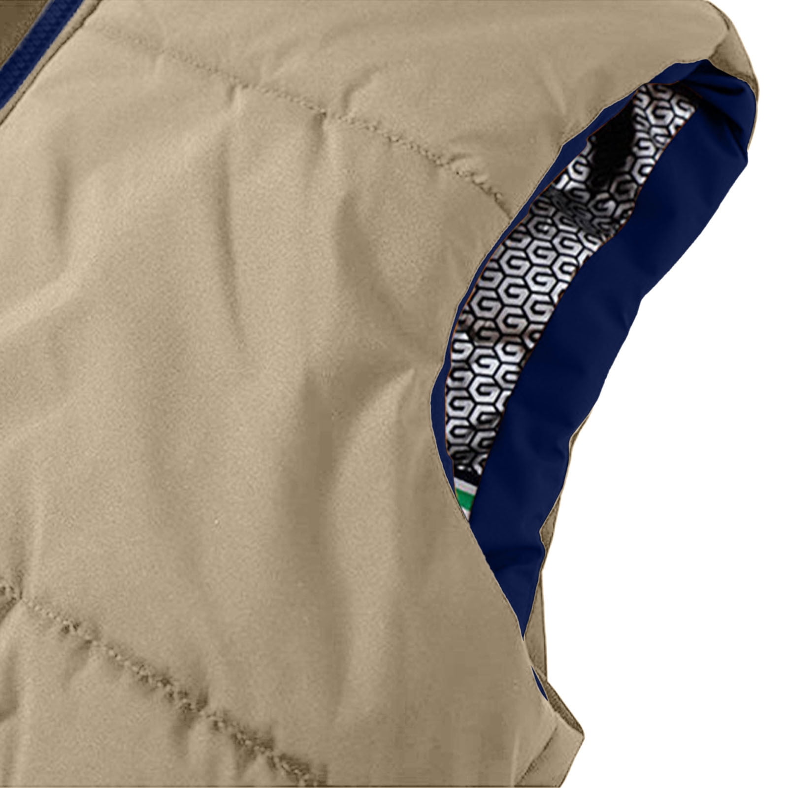 Kukoosong Men's Windproof Lightweight Golf Vest Winter Softshell Sleeveless Jacket for Running Hiking Sports