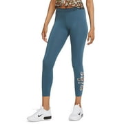Nike Womens Sportswear Printed-Logo 7/8 Length Leggings